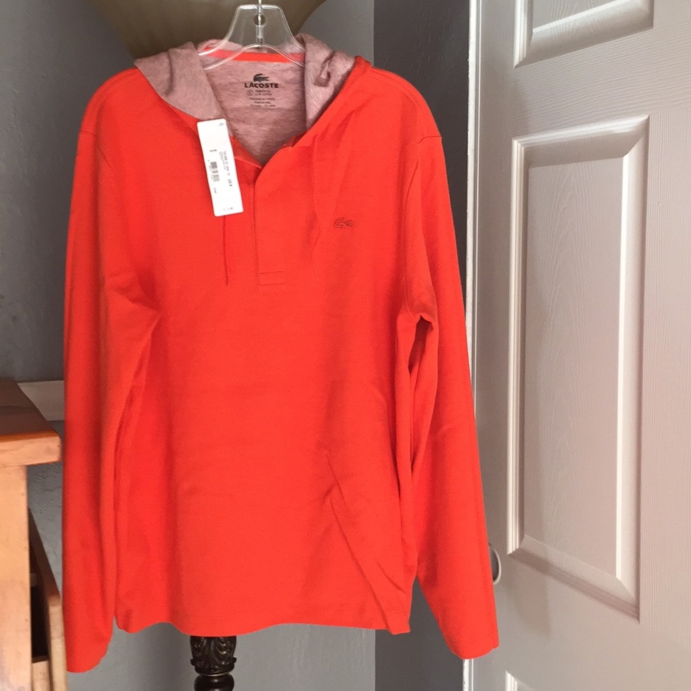 Men’s  New Lacoste sweatshirt / long sleeve knit